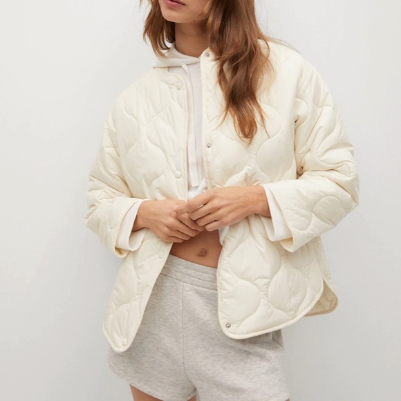 quilted jacket mango